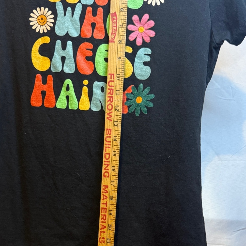 Port and Company Funny Black Tee with Vibrant Graphic - Picture 6 of 6
